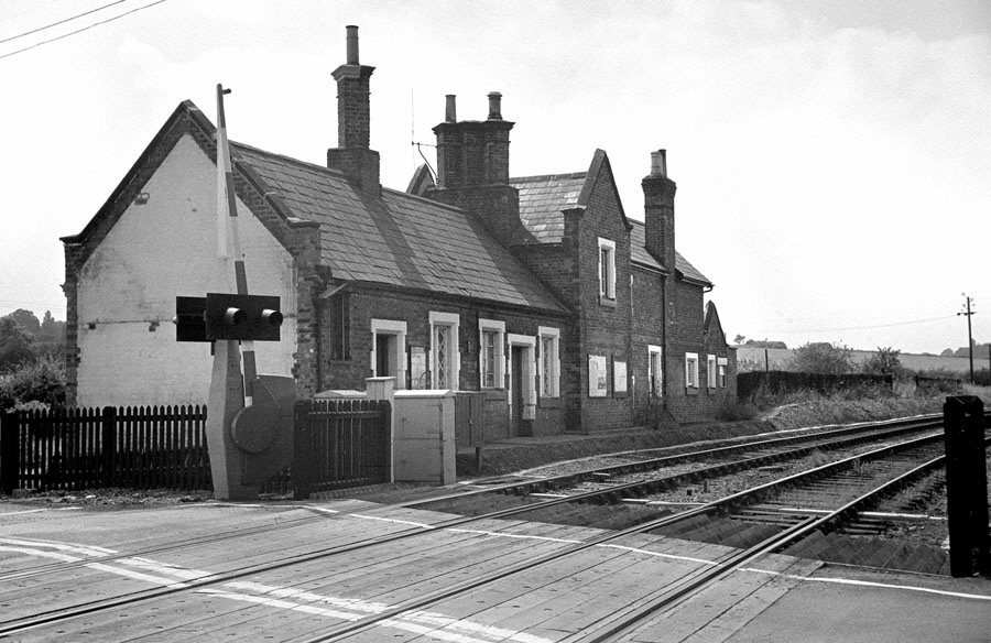 The closed station at Desford