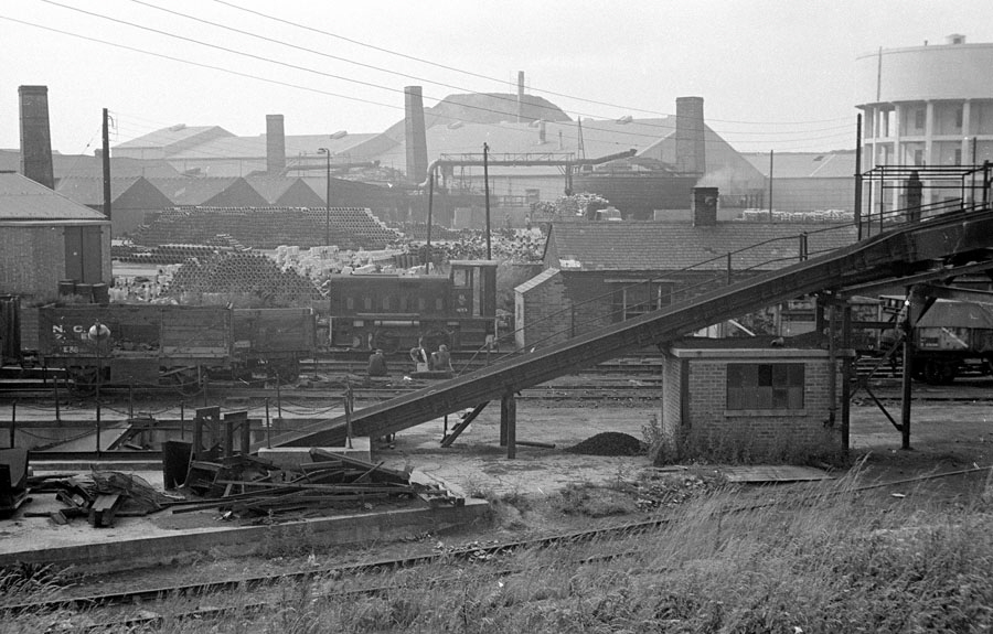 Train at Ellistown Colliery