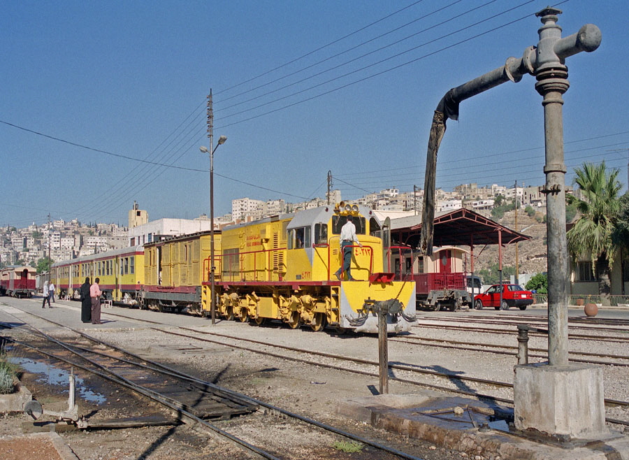 Diesel train to Damascus, Amman, Jordan