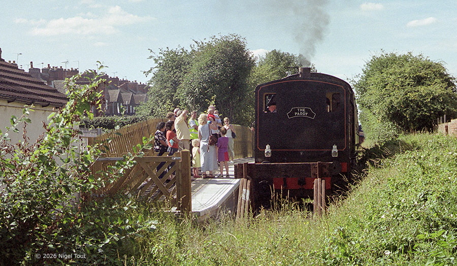 Paddy train at platform