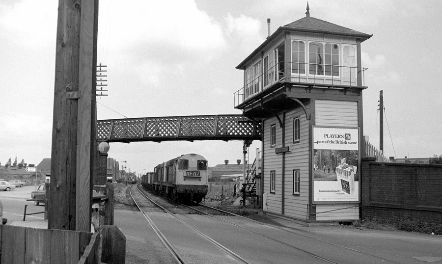 Old photograph, train, Coalville Crossing