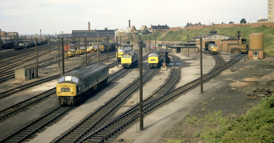 Locomotives Leicester Midland station