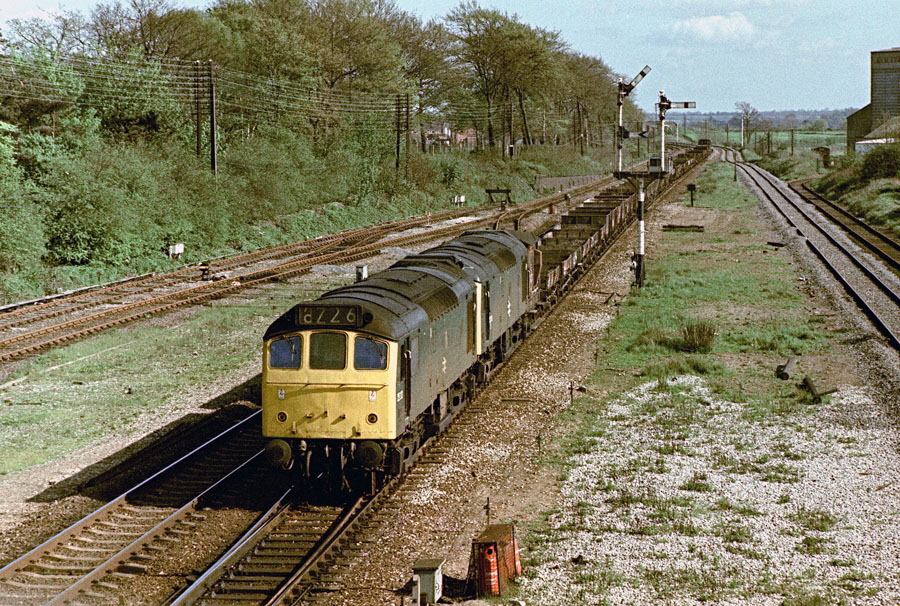 Old photograph of train, Wigston