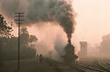 steam trains around Malakwal, Pakistan, photographs