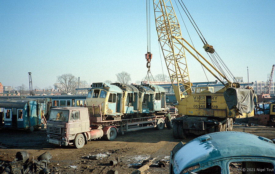Class 25 cabs on lorry