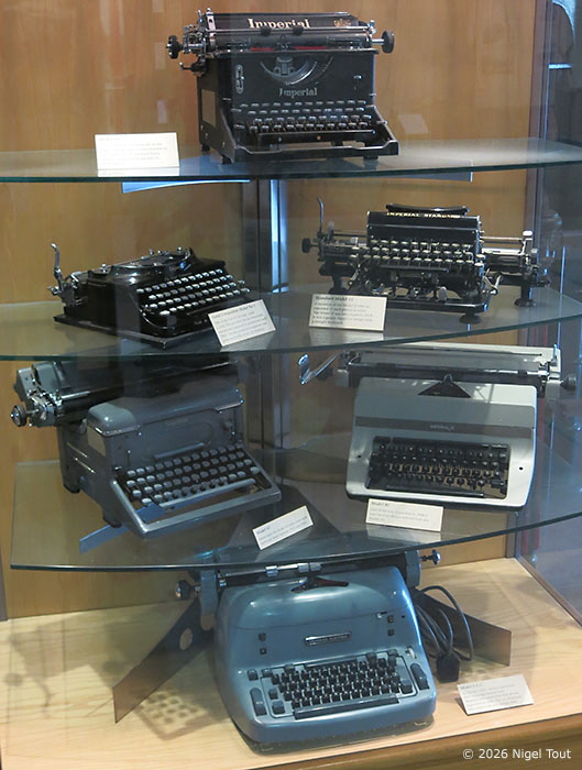 Imperial typewriters